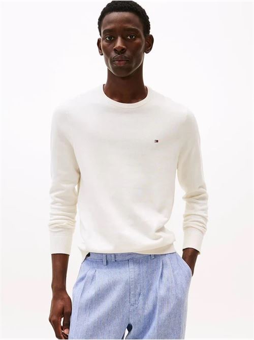 essential ssnl cotton crew neck TOMMY HILFIGER | MW0MW39999Z00